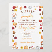 Herfst Pumpkin is onderweg Kaart (Voorkant / Achterkant)