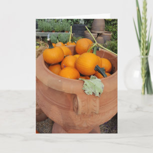 Herfst Pumpkin Kaart