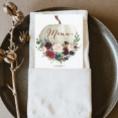 Herfst Pumpkin Menus - Menu