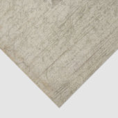 Herfst Pumpkin Navy Blue Floral Script Rustisch ho Tissuepapier (Detail)