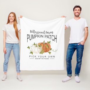 HERFST PUMPKIN PATCH FLEECE DEKEN