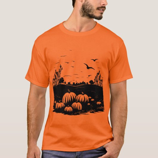 Herfst Pumpkin Patch Shirt (Voorkant)