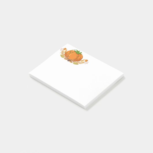 Herfst Pumpkin Post Notes (Schuin)