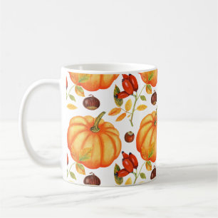 Herfst Pumpkin - Schattig herfstpatroon Koffiemok
