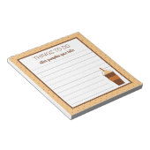 Herfst Pumpkin Spice Latte to-Do List Notitieblok (Schuin)
