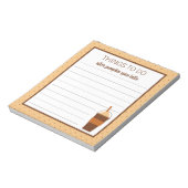 Herfst Pumpkin Spice Latte to-Do List Notitieblok (Gedraaid)