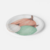 Herfst Pumpkin Trio Papieren Bordje (Gekanteld)