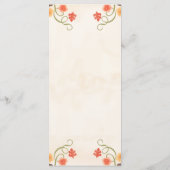 Herfst Pumpkin Wedding Menu (Achterkant)