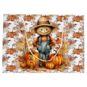 Herfst Pumpkins and Florals Groot Cadeauzakje (Achterkant)