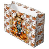 Herfst Pumpkins and Florals Groot Cadeauzakje (Voorkant Gekanteld)