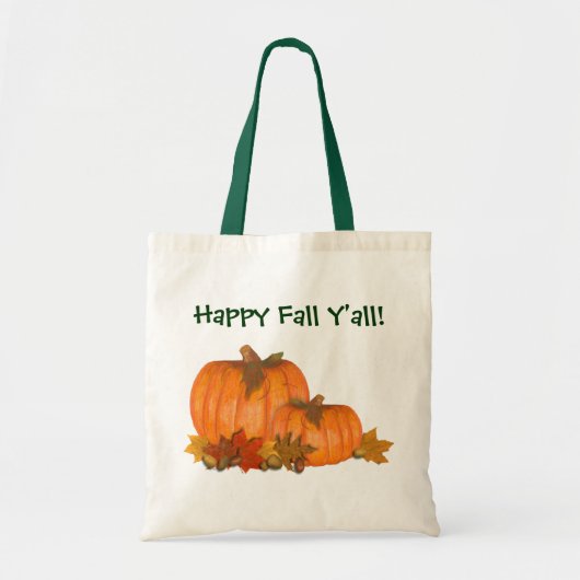 Herfst Pumpkins Bag Tote Bag (Voorkant)