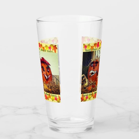 Herfst Pumpkins Glas (Links)