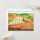 Herfst Pzwerm, prima art America, Kaart (Voorkant / Achterkant in situ)