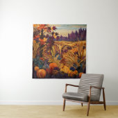 Herfst Quilt Tapestry Wandkleed (In situ)