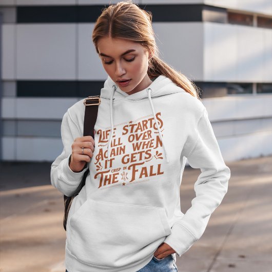 Herfst Quote Hoodie