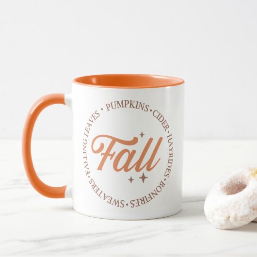 Herfst Quote Mok (Met donut)