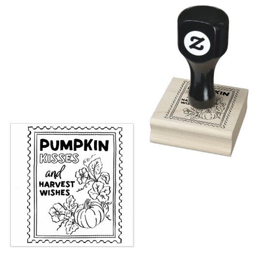Herfst Quote Stamp Rubberstempel (Gestempeld)