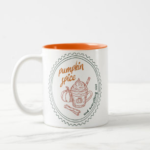 Herfst Quote Tweekleurige Koffiemok