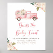 Herfst Raad het Baby Food Shower Game Poster (Voorkant)
