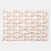 Herfst Rainbows Pink Pumpkins keukenhanddoek (Horizontaal)