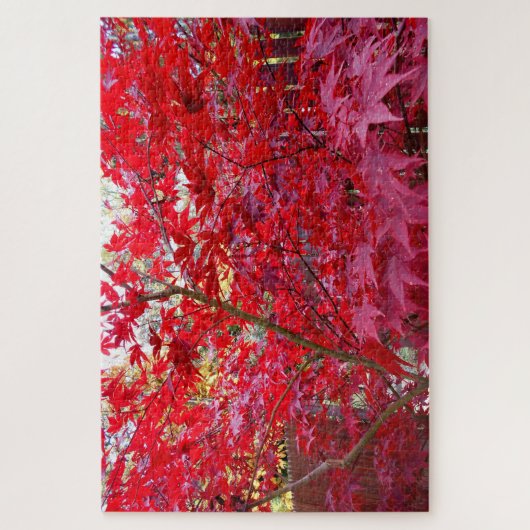Herfst Red Maple Tree Legpuzzel (Verticaal)