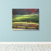 Herfst Reflecties canvas (Insitu (Houten vloer))