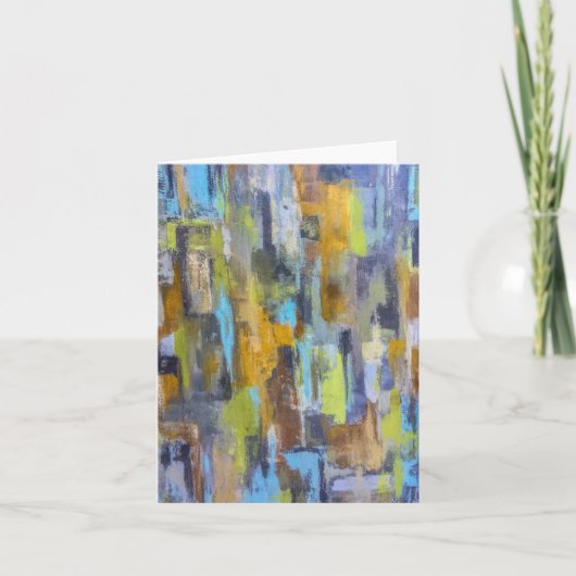 Herfst Regen Blank Notecard Kaart (Voorkant)