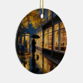 Herfst Regen Telefooncel Ornament (Rechts)