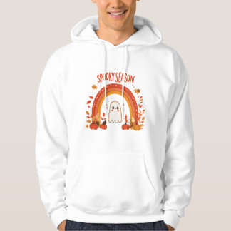 Herfst regenboog hoodie