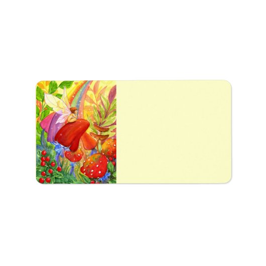 Herfst Regenboog Labels (Voorkant)