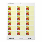 Herfst Regenboog Labels (Full Sheet)