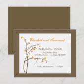 Herfst repetitie kaart (Voorkant / Achterkant)