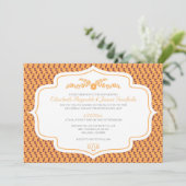 Herfst Retro Wedding-uitnodigingen Kaart (Staand voorkant)