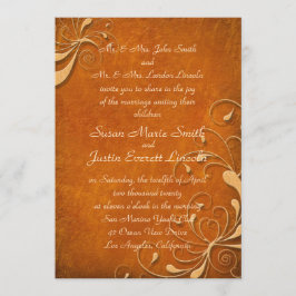 Herfst Rhapsody 5x7 Uitnodiging