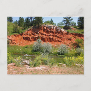 Herfst River, Hot Springs, South Dakota Briefkaart