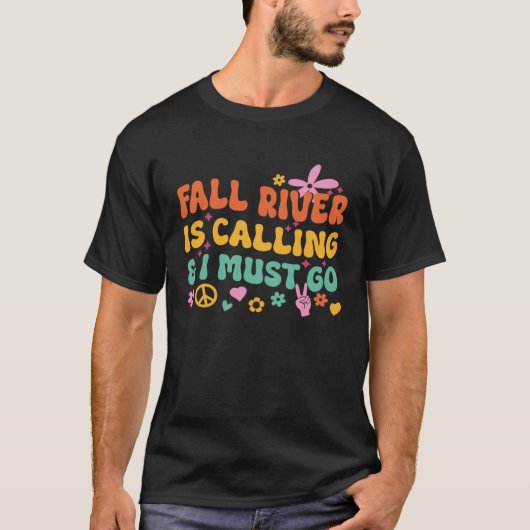 Herfst River roept en ik moet gaan T-shirt (Voorkant)
