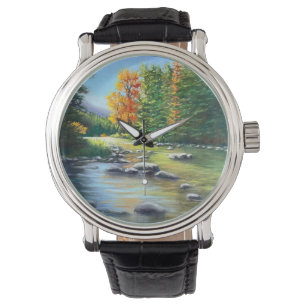 Herfst River Watch Horloge