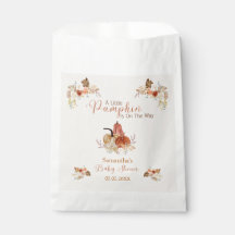 Herfst roestige terracotta cadeautasjes voor babyf
