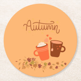 Herfst Ronde Onderzetter Set