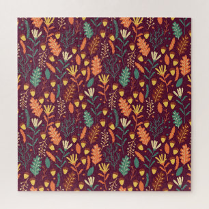 Herfst rood-Oranje motief Legpuzzel