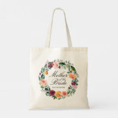 Herfst Roos Bloem Bloemstuk Bruid Moeder Tote Bag (Achterkant)