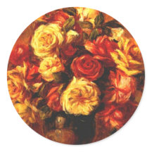Herfst Rozen Stickers