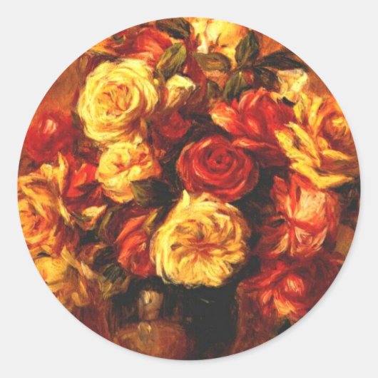 Herfst Rozen Stickers (Voorkant)