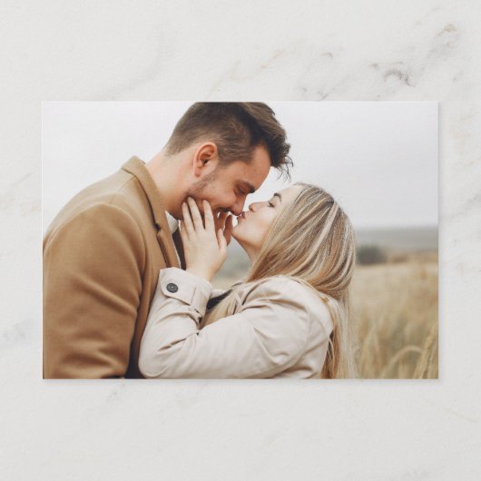 Herfst Rurale Trouwdetailskaart met QR-code Informatiekaartje (Achterkant)