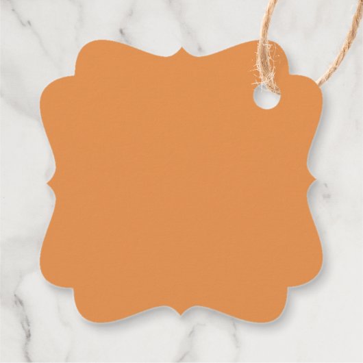 Herfst Rust gouden sinaasappel bladeren First Holy Bedankjes Labels (Achterkant)