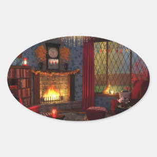 Herfst rust Stickers