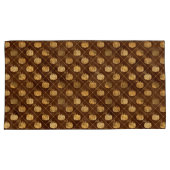 Herfst Rustic Shabby Chic Gold Pumpkins Kussensloop (Voorkant-Rechts)