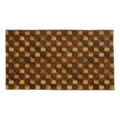 Herfst Rustic Shabby Chic Gold Pumpkins Kussensloop (Achterkant-Links)