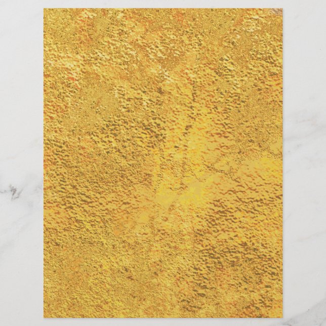 Herfst Rustic Texture Gold Scrapbooking (Voorkant)