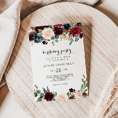 Herfst rustieke Bourgondië 50ste verjaardagsfeest Kaart